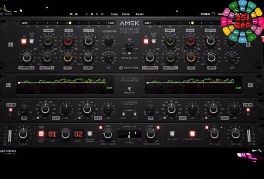 母带级压缩器 Plugin Alliance AMEK Mastering Compressor v1.1.1-251编曲网