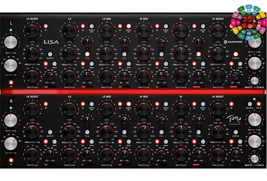 全模拟动态均衡器 Plugin Alliance TOMO Audiolabs LISA v1.2.1-251编曲网