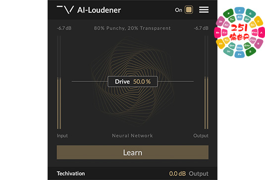 人工智能音频增强插件 Techivation AI Loudener v1.0.2 BUBBiX Win-251编曲网