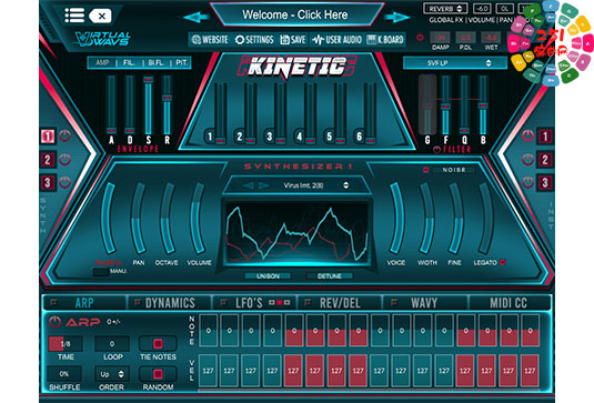 电子合成器 Virtual Wavs Kinetic v2.0-251编曲网