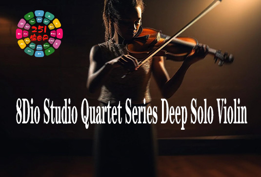 深情独奏小提琴 8Dio Studio Quartet Series Deep Solo Violin-251编曲网