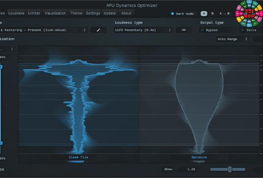 响度动态优化插件 APU Software APU Dynamics Optimizer v2.7.1 R2R-251编曲网