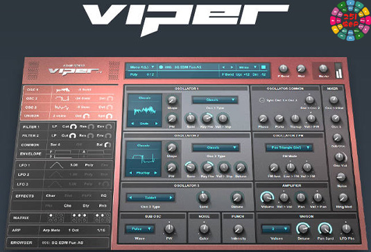 Viper传奇合成器 Adam Szabo Viper v1.0.91 Win-251编曲网