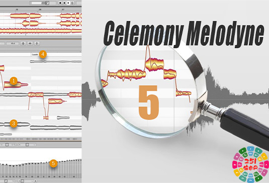 麦乐迪修音软件 Celemony Melodyne 5 Studio v5.4.1.004 R2R Win-251编曲网