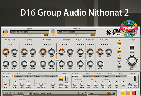 鼓机合成器 D16 Group Audio Nithonat 2 v2.0.0-251编曲网