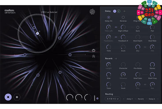 空间&时间调制插件 Excite Audio Motion Dimension v1.0.0 R2R-251编曲网
