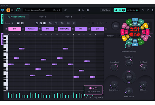 智能编曲辅助插件套装 Hexachords Orb Producer Suite v3.0.5-251编曲网