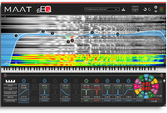 基于频率的参数均衡器 MAAT Digital thEQred v1.2.1 R2R Win-251编曲网