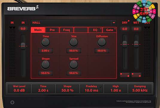 经典混响效果器 Overloud BREVERB 2 v2.1.18-251编曲网