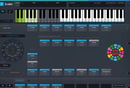 智能和弦音阶生成插件 Plugin Boutique Scaler 2 v2.9.0-251编曲网