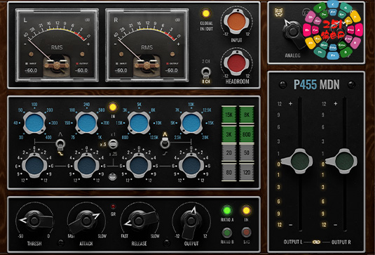 均衡效果器 Pulsar Modular P455 MDN Sidecar v1.5.1-251编曲网