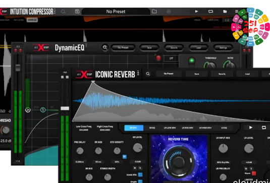 9个混音效果插件合集 aiXdsp Plugins Bundle 2024.6 R2R Win（包含aiXdsp Auto Engage Auto Gate Drum EQ Dynamic EQ Iconic Reverb Intuition Compressor Multi Band Compressor Gate Note EQ）-251编曲网