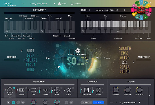 虚拟鼓手音源 uJAM Virtual Drummer Solid v2.4.1-251编曲网