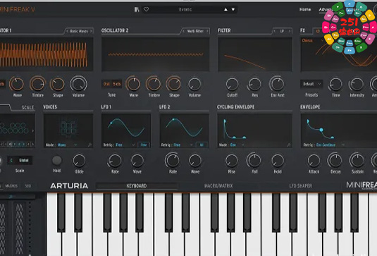 模拟合成器 Arturia MiniFreak V v2.0.2 MORiA Mac-251编曲网