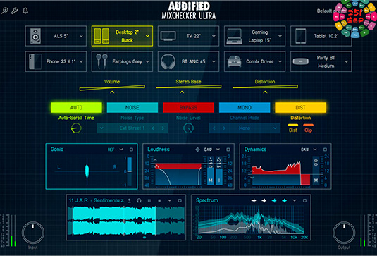 终极设备环境声学模拟插件 Audified MixChecker ULTRA v1.0 Win-251编曲网