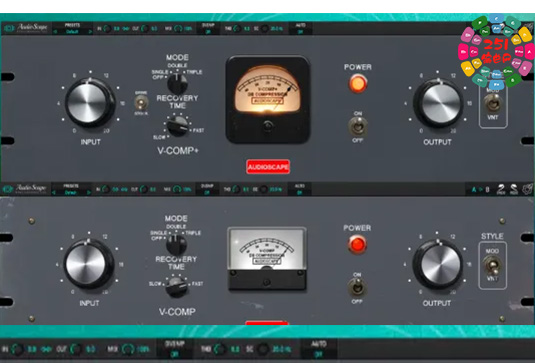 电子管压缩器 Audioscape V-Comp v1.0.1 R2R-251编曲网