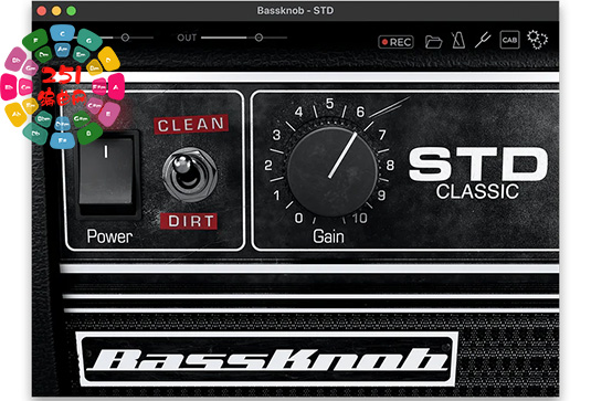 贝斯放大器 Bogren Digital BassKnob STD v1.3.99 MacOS-251编曲网