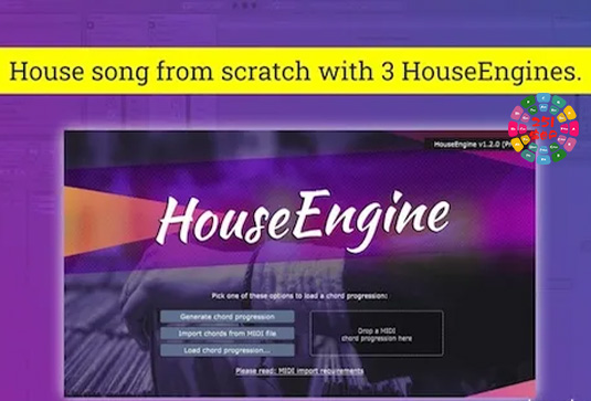 电音和弦旋律Midi生成插件 FeelYourSound House Engine Pro v2.0.0 R2R-251编曲网