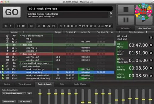 现场音频播放控制软件 Figure 53 QLab Pro v5.4.1 MacOS-TNT-251编曲网