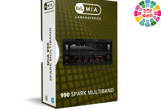 波段饱和器 MIA Laboratories 990 Spark Multiband v1.0.0 R2R Win-251编曲网