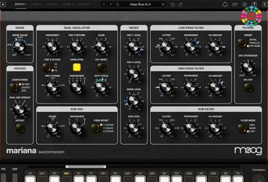 低音合成器 Mariana Bass Synthesizer v1.2.0 ARM Mac-MORiA-251编曲网