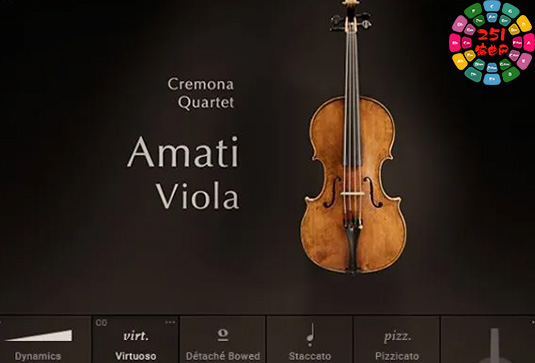 阿玛蒂中提琴 Native Instruments Amati Viola v1.3.0-251编曲网