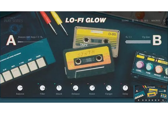 低保真综合音色 Native Instruments Lo-Fi Glow-251编曲网