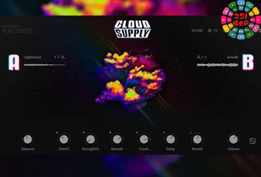 电子嘻哈综合音色 Native Instruments Play Series Cloud Supply-251编曲网