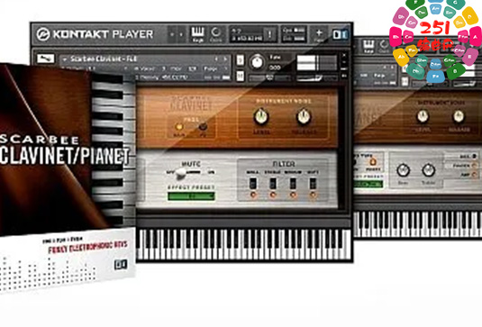 电钢琴音源 Native Instruments Scarbee Clavinet Pianet v1.3.1-251编曲网