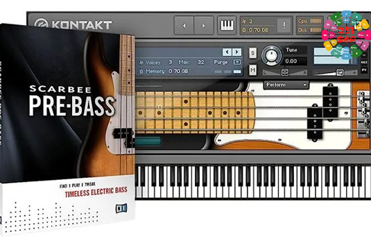 经典芬达电贝司 Native Instruments Scarbee Pre-Bass Amped v1.1.0-251编曲网