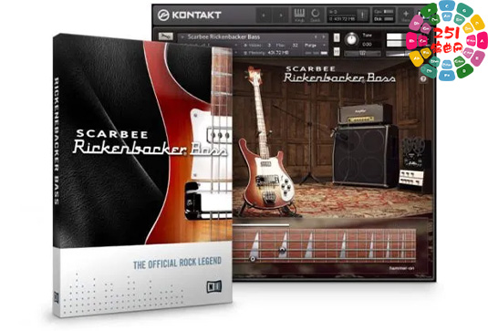 摇滚贝斯 Native Instruments Scarbee Rickenbacker Bass v1.3.0-251编曲网