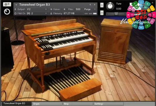 经典管风琴音色 Native Instruments Vintage Organs-251编曲网