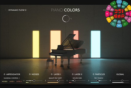 前卫的三角钢琴 Native Instruments Piano Colors v1.0.0-251编曲网