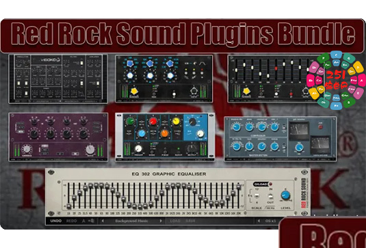 12个混音插件合集 Red Rock Sound Plugins Collection v2024.7 BUBBiX Win （包含AQ550b AQ560 Bass Enhancer Comp 609 EQ3 EQP 1A Exciter SA360 BQ-A Fuse Stereo Image PUNCH AQ550）-251编曲网