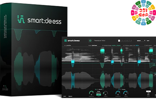 齿音消除器效果插件 Sonible Smartdeess v1.0.2-251编曲网