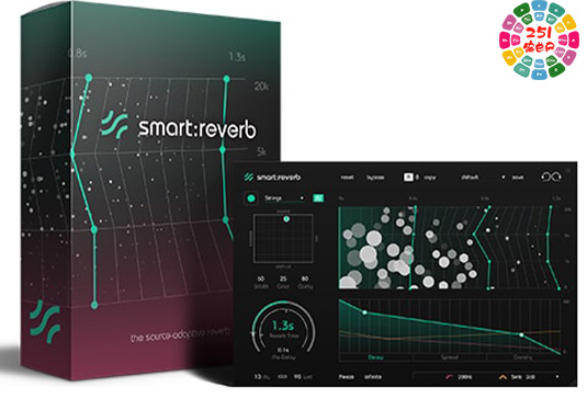 智能混响插件 Sonible Smartreverb v1.1.4-251编曲网