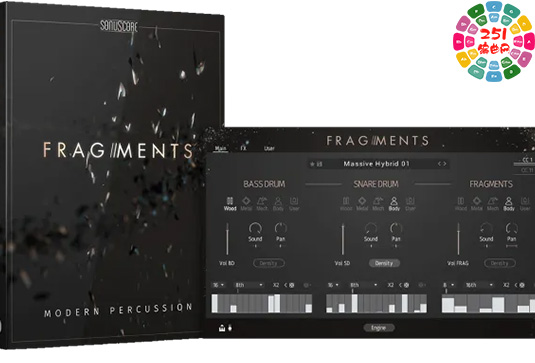 电影打击乐 Sonuscore Fragments Modern Percussion-251编曲网