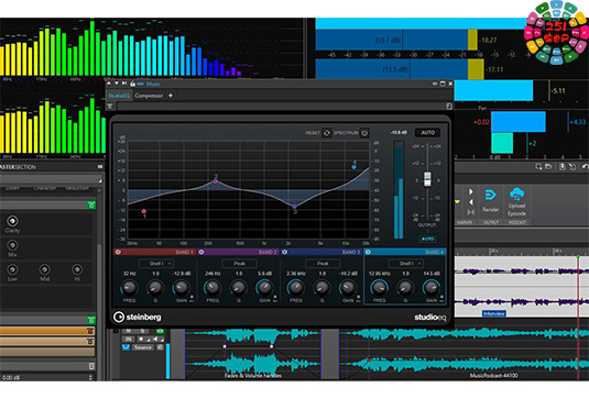 专业播客音频编辑软件 Steinberg WaveLab Cast 2 v2.0.21 R2R Win-251编曲网