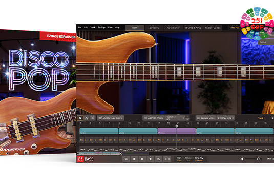 EZbass贝斯迪斯科拓展音色 Toontrack Disco Pop EBX v1.0.0-251编曲网
