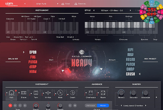 重型摇滚鼓 UJAM Virtual Drummer Heavy v2.4.1-251编曲网