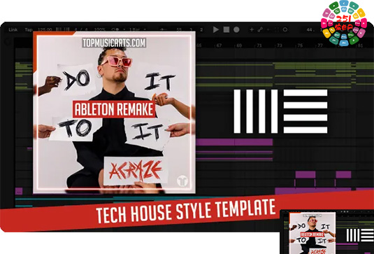 电音工程模版 ACRAZE feat Cherish Do It To It Tech House Ableton Template-251编曲网