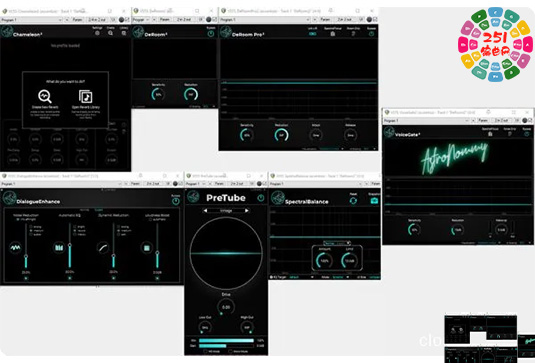 智能语音处理插件合集 Accentize Complete Bundle v2024.7 R2R Win （包含VoiceGate SpectralBalance PreTube dxRevive dxRevive Pro DialogueEnhance DeRoom DeRoom Pro Chameleon ）-251编曲网