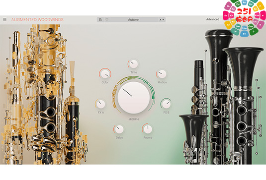 木管乐器混合音源 Arturia Augmented WOODWINDS v1.1.0 MacOS-MORiA-251编曲网