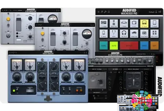 混音插件合集 Audified Complete Effects Bundle v2024.8 TC Win （包含1A.Equalizer GK.Amplification.3.Pro Linda.IronVerb MixChecker.Ultra RZ062a.Equalizer RZ062b.Equalizer U73b.Compressor U78.Saturator）-251编曲网