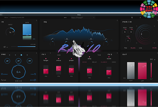 吉他效果插件 Aurora DSP Rhino v1.6.0 R2R Win-251编曲网