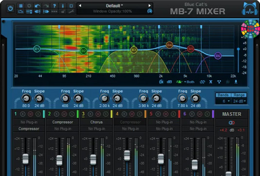调音台混音器 Blue Cat Audio Blue Cats MB-7 Mixer v3.56 R2R-251编曲网