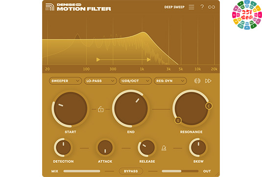 动感滤波器 Denise Audio Motion Filter v1.1.0-251编曲网