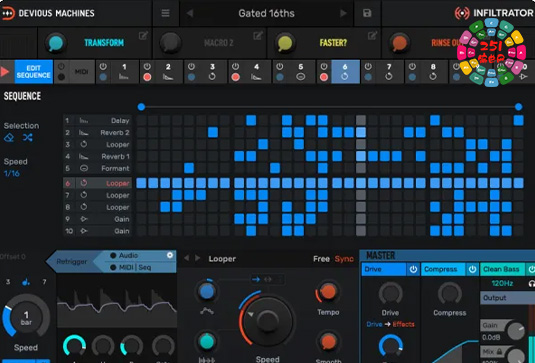 多重效果插件 Devious Machines Infiltrator v2.4.9 Mac-MORiA-251编曲网