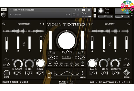 电影神韵小提琴 Emergence Audio Violin Textures v2.0.0-251编曲网