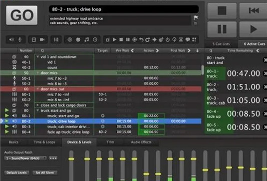 现场音频播放控制软件 Figure 53 QLab Pro v5.4.4 macOS-TNT-251编曲网